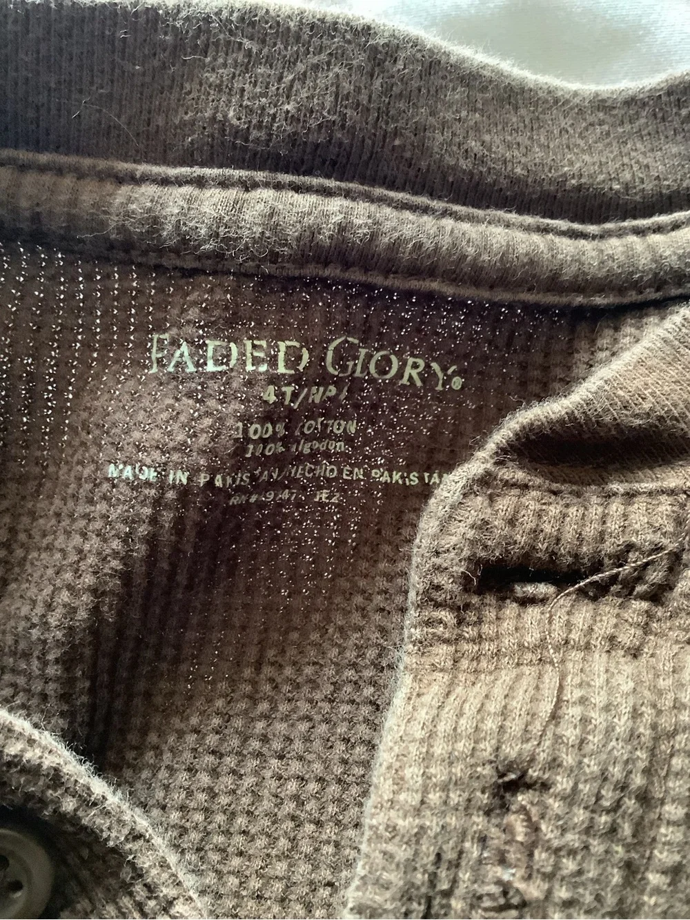 Faded Glory tan pants
